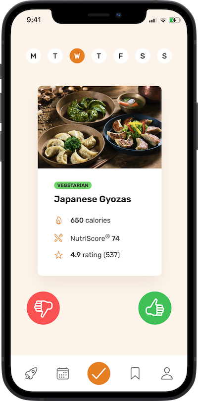 Iphone app meal approving app